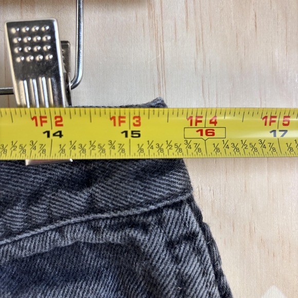 Y2K Rustler Jeans Mens 38x29 Black Denim Charcoal Wash Straight Leg Casual Pants - Picture 8 of 9